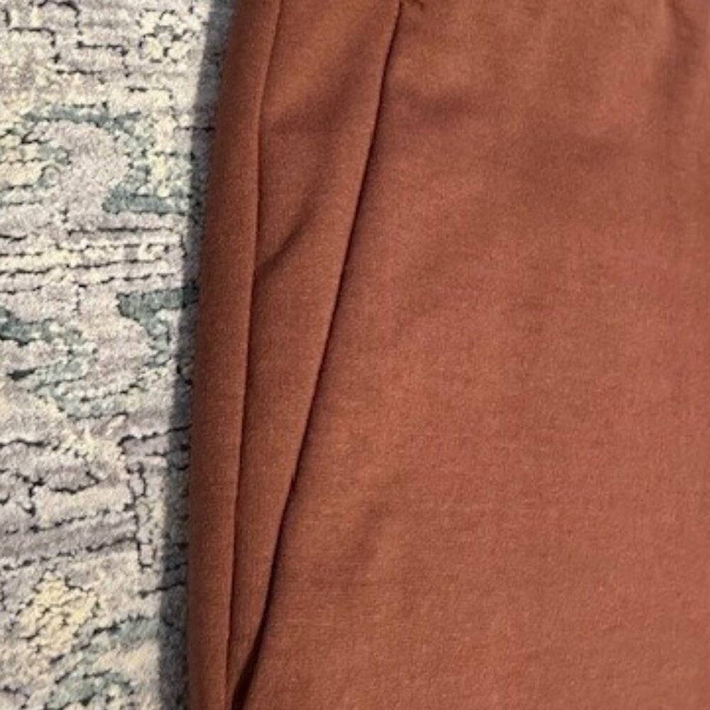 Lily Solid Pant In Rust - image 6